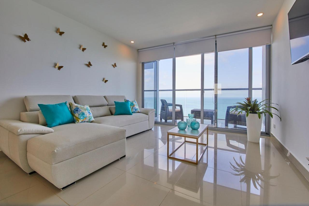 Beachfront Paradise With Outstanding Sunset Views Cartagena エクステリア 写真